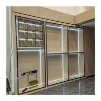 Benutzer definierte attraktive freistehende Boden Metall Stahl Box Display Stand für Einzelhandel geschäft Organisation Golf Club Push Stand