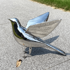 Statua di Uccello e Scultura Animale in Acciaio Inossidabile Personalizzata per Parchi Moderni con Tecnica di Saldatura - Product Image 1