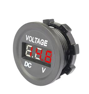 Voltímetro Digital, Amperímetro, Pantalla LED de CC 12-24V, Medidor de Voltaje Portátil, Resistente al Fuego, Universal para Vehículos, Certificado CE/FCC - Product Image 2