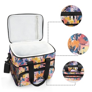 Hot Sale <b>Sublimation</b> Custom Food Cooler Duffel Bag Box Portable Lunch Insulated Bag for Beach Comping Bag - Product Image 4