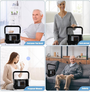 Barandilla Plegable de Acero Inoxidable de Alta Gama <span class=keywords><strong>para</strong></span> Camas de Hospital y Cuidado en el Hogar - Product Image 5