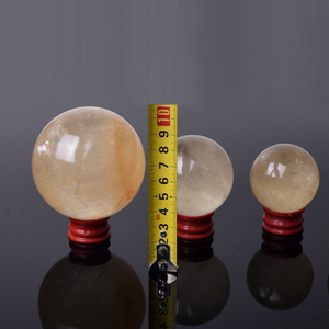 Sfera di <span class=keywords><strong>Calcite</strong></span> Arancione Naturale, Bellissima Sfera di Spar Islandese Lucidata, Cristallo Arcobaleno, Pietre Curative per Decorazione - Product Image 6