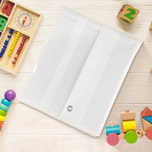 Calendrier mensuel de classe en tissu blanc pour cartes de 2,75 x 2,75 pouces – Indispensable pour l'école et l'organisation à domicile - Product Image 6