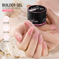 Gel d'extension professionnel pour ongles, gel de construction 15g UV/LED