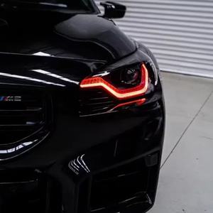 Sarı melek göz için 2022 2023 2024 BM-W 2 serisi G42 G87 M240i 230i M2 M2 LCI LED mavi gündüz çalışan işık modülü - Product Image 5