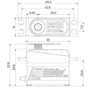 Gốc <span class=keywords><strong>Savox</strong></span> SV-1250MG + Điện Áp Cao Kỹ Thuật Số <span class=keywords><strong>Servo</strong></span> Micro Đuôi <span class=keywords><strong>Servo</strong></span> Cho Cánh Cố Định Vtol <span class=keywords><strong>RC</strong></span> Máy Bay Trực Thăng Hình Người Robot <span class=keywords><strong>RC</strong></span> Bay Không Người Lái - Product Image 6