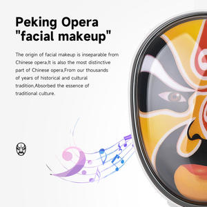 Altavoz con Diseño de Máscara de Ópera de Pekín, Estilo Mini TV Retro, Batería de Larga Duración, Decoración Portátil para el Hogar - Product Image 4