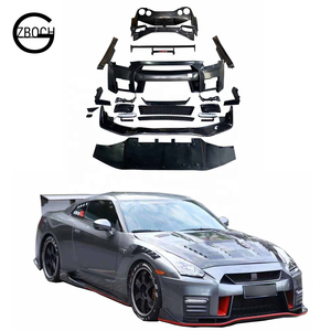 En stock bodykit para 2008-2016 <span class=keywords><strong>Nissan</strong></span> <span class=keywords><strong>Gtr</strong></span> <span class=keywords><strong>R35</strong></span> actualización <span class=keywords><strong>nismo</strong></span> CF & PP delantero parachoques trasero del coche Spoiler labio delantero labio trasero falda lateral - Product Image 1