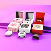 Boîtes cadeaux rigides à fermeture magnétique personnalisées, emballage de luxe haut de gamme avec impression de logo pour flacon en verre de 5 ml