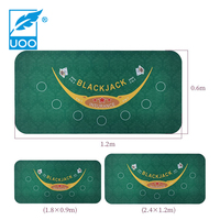 UOO Roulette en caoutchouc personnalisée en usine Tapis de jeu de table de poker européen