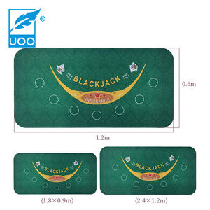 UOO <span class=keywords><strong>Roulette</strong></span> en caoutchouc personnalisée en usine <span class=keywords><strong>Tapis</strong></span> de <span class=keywords><strong>jeu</strong></span> de table de poker européen - Product Image 3