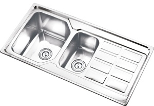 Bon Prix Offre Spéciale eBay <span class=keywords><strong>Amazon</strong></span> En Acier Inoxydable Cuisine Évier Meuble Évier 12050A - Product Image 6