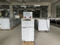 Freidora de Gas Comercial OUTE (1 Tanque, 2 Cestas y 4 Quemadores) para Cantinas de Pollo, Gran Capacidad, Eficiente, Acero Inoxidable, Segura