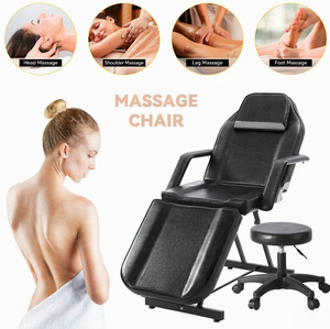 Table de massage et de soin esthétique multifonctionnelle réglable pour spa, chaise de massage assise, chaise de tatouage, lit de traitement médical et esthétique - Product Image 6