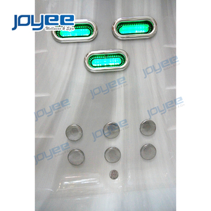 JOYEE Chine conteneur en gros 6 8 personnes drop in ground double zone grand bain à remous parfait spas de natation <span class=keywords><strong>piscine</strong></span> spa de nage extérieure - Product Image 5