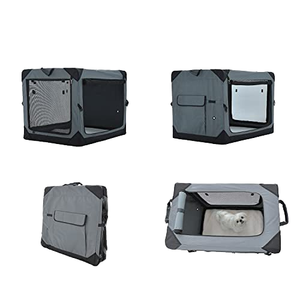 Groothandel Luxe Moderne 36 \ "Draagbare Opvouwbare Hondendrager Met Zachte Warme Deken Ritssluiting Opvouwbaar Voor Huistraining - Product Image 4