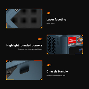 Mini PC Origimagic N2 Pro, AMD Ryzen <span class=keywords><strong>7</strong></span> <span class=keywords><strong>6800H</strong></span> 8C/16T 4.7GHz, 32GB DDR5 RAM, 512GB PCle 4.0 NVME SSD, Radeon 680M 8K UH DDP, Envío a Estados Unidos - Product Image 4