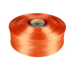 Orange 100% high density polypropylene yarn is suitable for handbag and bag UV safety net polypropylene yarn