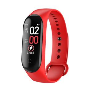 Bracelet intelligent M4, montre intelligente de sport et de fitness en silicone, bracelet de suivi de la fréquence cardiaque, de la pression artérielle, moniteur de santé, bracelet de marche - Product Image 6