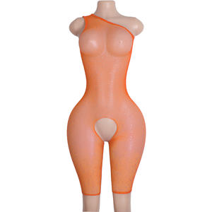 Visnet-bodysuits Exotische nachtleven-danskleding Clubkleding Dansers Hoogwaardige stripperoutfits Groothandelcollectie Bikini op maat - Product Image 6