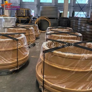 Rueda de Alta Resistencia Hangood de 57 Pulgadas, Rin 27.00 para Neumático 37.00R57, Ensamblaje de Rueda con Estructura Desmontable de Varias Piezas - Product Image 2