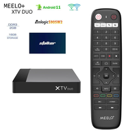Mando a distancia para decodificador MEELO + XTV Duo STALKER Xtream códigos Amlogic S905W2 2G 16G Xs97 Smart Pro TV BOX Dual WIFI Android 11