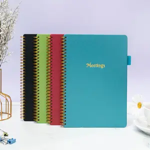 Aangepaste Print Dagboek Met Logo Hardcover Linnen Stoffen Hoes Groen A5 Gelinieerd Maandelijks Doeldagboek Schrijven Notitieboekjes 5 Kopers