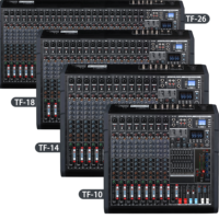 Console de mixage audio série TF 8/12/16/24 canaux, double DSP 99, égaliseur 7 bandes, alimentation fantôme indépendante 48V pour sonorisation de scène