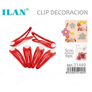 Set di 6 fermagli decorativi per capelli ILAN da 5 cm per acconciature da sposa - Product Image 1