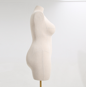 Mannequin de vitrine demi-corps en plastique Lavinia pour vêtements grande taille <span class=keywords><strong>femme</strong></span>, modèle personnalisé avec fesses généreuses, présentoir de corps humain - Product Image 6