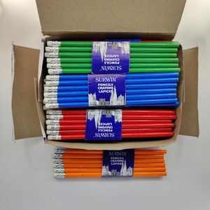 Crayon en bois HB standard de 7 pouces avec logo personnalisé, corps coloré, ensemble de fournitures scolaires pour enfants - Product Image 6
