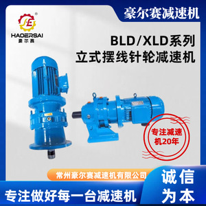Reductor de Velocidad Vertical Cicloidal de Una Etapa Serie BLDXLD de Changzhou Hauser, Relación 43 - Product Image 4