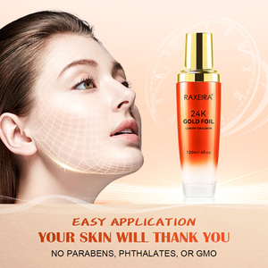 OEM/ODM 24k feuille d'or émulsion collagène lotion pour le <span class=keywords><strong>visage</strong></span> <span class=keywords><strong>crème</strong></span> éclaircissante 24k or <span class=keywords><strong>crème</strong></span> émulsion de luxe - Product Image 2