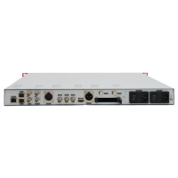 Receptor de TV Satelital DVB-S2 HD con Decodificador DVB-S2/S2X a HEVC/H.265, Audio Dual, Descifrado BISS-1/E, Fuente de Alimentación Dual Redundante