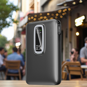 Haute qualité Mini 10000mAh magnétique sans fil Power Bank Type C sortie <span class=keywords><strong>populaire</strong></span> magnétique Ultra mince Power Bank avec un support - Product Image 4