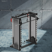 Máquina cruzada de cable de doble polea, juego de entrenamiento integral para pierna, espalda, pecho, Fitness, equipo de máquina Smith multifunción