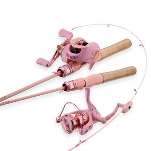 <span class=keywords><strong>Canne</strong></span> à pêche et moulinet en fibre de carbone légère pour les pêcheurs <span class=keywords><strong>d</strong></span>ébutants - Product Image 1