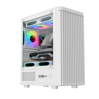 Boîtier Mini Tower M ATX ITX, espace libre pour carte graphique de 280 mm, refroidisseur CPU de 160 mm, radiateur supérieur de 240 mm, 3 ventilateurs avant