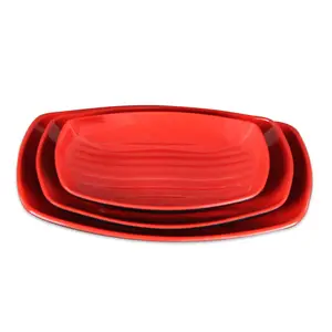 High Quality Eco-friendly Sushi Melamine Plate Reusable Plastic for Restaurant Home Indoor Outdoor-Wholesale Hot Selling Pattern