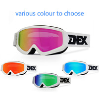 Masques de ski de haute qualité personnalisés avec logo Gafas Sol pour l'hiver, lunettes de neige anti-buée pour enfants