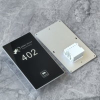 Système de sonnette de porte d'hôtel intelligent de haute qualité interrupteur MDN sans fil plaque de porte à écran tactile intelligent