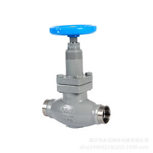 Válvula de Cierre de Acero Fundido L61F, Válvula de Paso Directo Manual para Tuberías de Amoníaco/Fluoruro Fabricada por Liyongda - Product Image 1