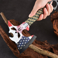 Hache Kaishan Vortex 1 en acier à haute teneur en manganèse, multifonctionnelle, pour couper du bois, spéciale alpinisme et activités de plein air, produit transfrontalier très vendu