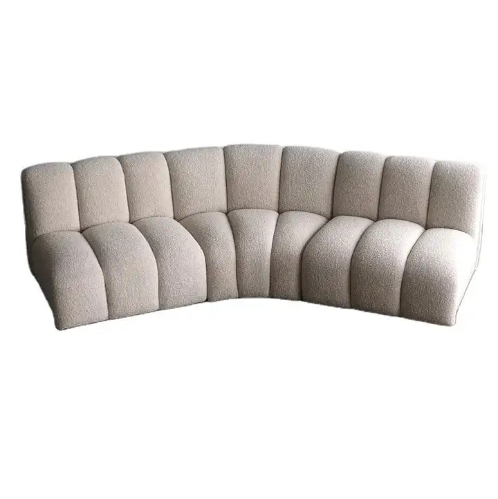 Moderne Kanaal Getufte Modulaire Bank Belgium Boucle Sectionele Woonkamerbanken Sets Bankstel Loveseat Huismeubilair