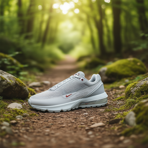 Zapatillas Nike Air Max Pulse Trail para hombre, Photon Dust Reflect, parte superior de malla plateada, suela de goma, entresuela de EVA, zapatillas para correr de verano - Product Image 2