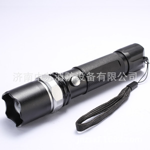 Rechargeable Aluminum Alloy Flashlight Led Emergency Light With Push Button <b>Switch</b> <b>Usb</b> Charging - Product Image 4