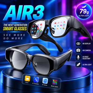 แว่นตาอัจฉริยะ INMO Wireless AI AR กล้อง 16MP หน่วยความจำ 8+<span class=keywords><strong>128GB</strong></span> จอแสดงผล Micro-OLED สีเต็มรูปแบบ 1080P พร้อมผู้ช่วยเสียง AI และ Open SDK สำหรับเล่นเกม - Product Image 1