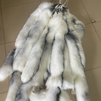 Veste Courte Femme en Fourrure de Renard Marbrée, Col en V, Couleur Naturelle, Doublure en Soie Chaude, Coton, Personnalisation en Gros pour la Vente au Détail
