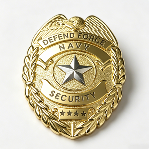 ตราสัญลักษณ์โลหะรูปโล่รูปนกอินทรีแบบนูน 2 มิติ ออกแบบเอง สำหรับทีมรักษาความปลอดภัย ของสะสมสำหรับเจ้าหน้าที่รักษาความปลอดภัย ติดปกเสื้อ สำหรับรับปริญญา วันพ่อ - Product Image 4