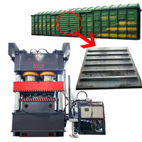 Mesin Press Hydraulic Ulis CNC YL78-5000T, komponen inti Motor laher untuk panel pintu kereta, mobil pengangkut kereta api, bahan baja